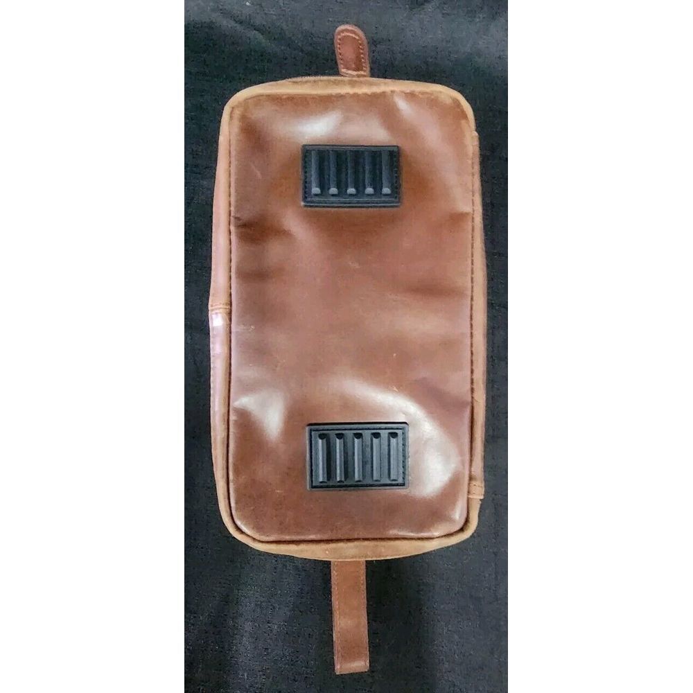 Ameri Leather Toiletry Travel‎ Bag Brown - image 12